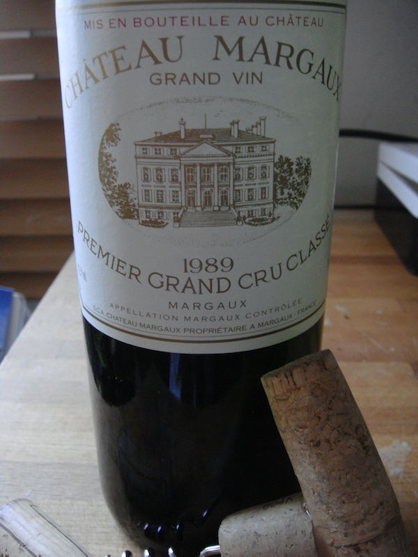 Chateau Margaux 1989 & the Travelling Corkscrew