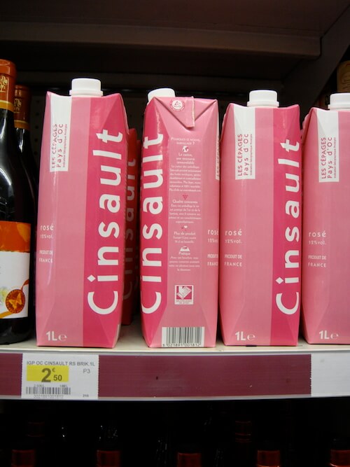 1L Cinsault in French Supermarket