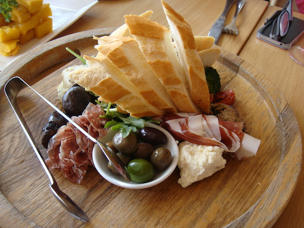 Platter at Chandon in the Yarra Valley