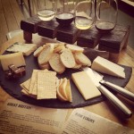 The Cheese Barrel Swan Valley Great Britain regional board and wine flight