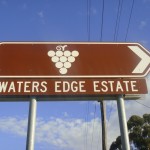 Waters Edge Estate Swan Valley Western Australia sign