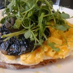 jezebelle guildford perth breakfast jean-Pierre Sancho rye, grilled mushrooms, scrambled eggs & ricotta