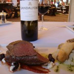 cumin rolled lamb loin, roast red pepper, slow cooked shoulder, artichoke, feta and olives sandalford estate swan valley