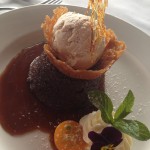 Riverbank Estate Swan Valley Sticky date pudding, butterscotch sauce, brandy snap and rum and raisin ice cream