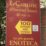 Le Cantine in greve tuscany italy 100 different wine tasting