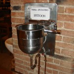 Le Cantine in greve tuscany italy wine tasting spittoon