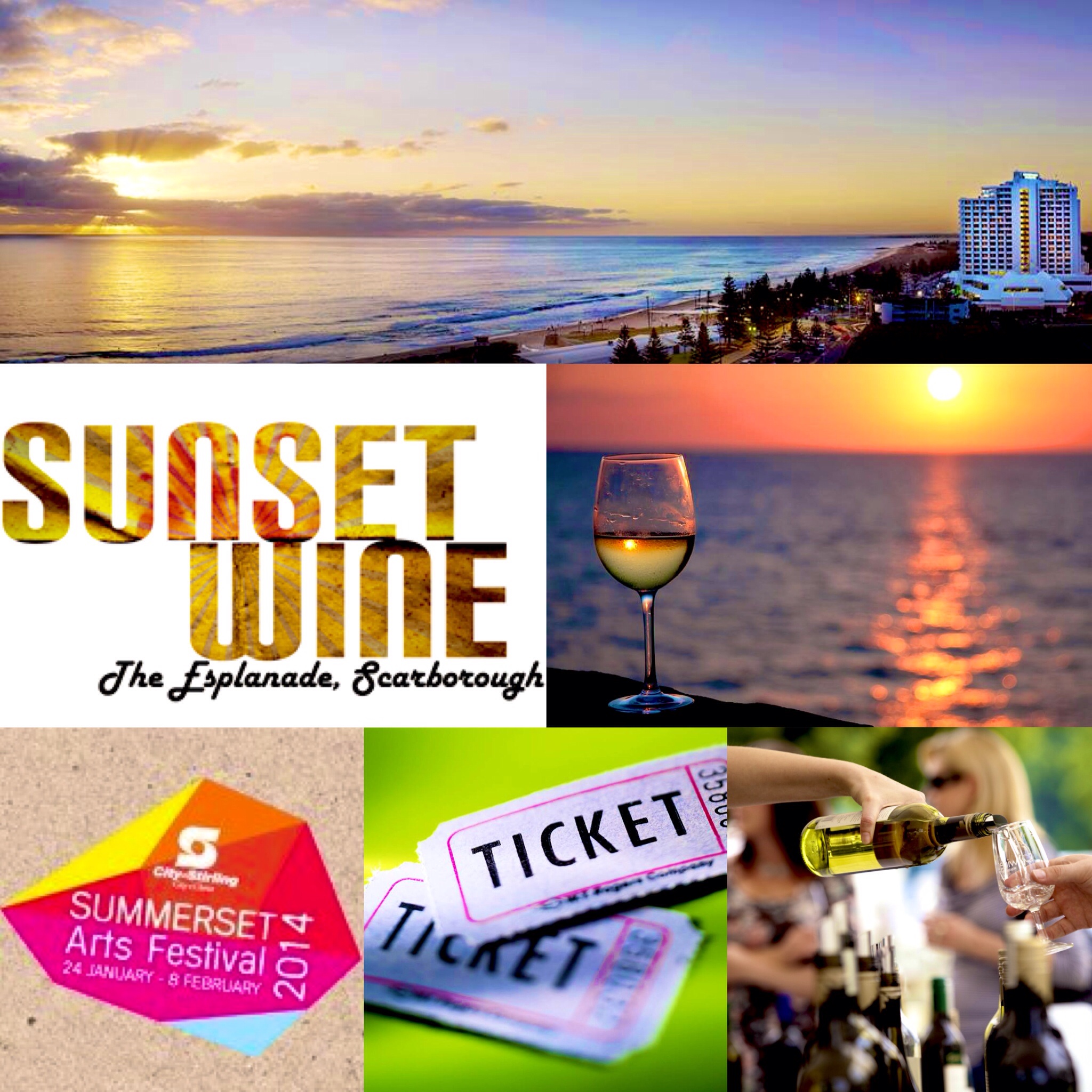 Sunset Wine 2014 Scarborough Beach
