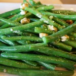 Green beans, blue cheese and candied walnuts at Morries Anytime in the Margaret River