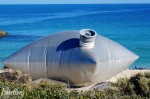 Giant goon bag at sculptures by the sea 2014 cottesloe