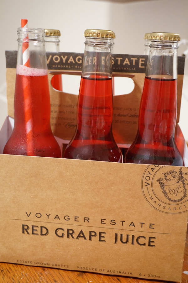 Voyager Estate Sparkling Red Grape Juice 6-pack