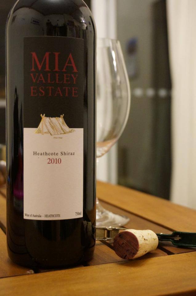 Mia Valley Estate wine from Heathcote