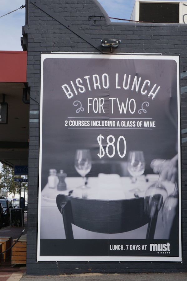 Must Winebar Bistro Lunch Special Perth