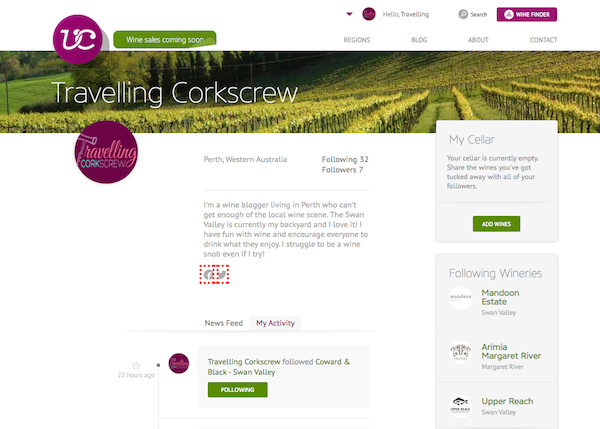 Vine Collective Wine Website Travelling Corkscrew