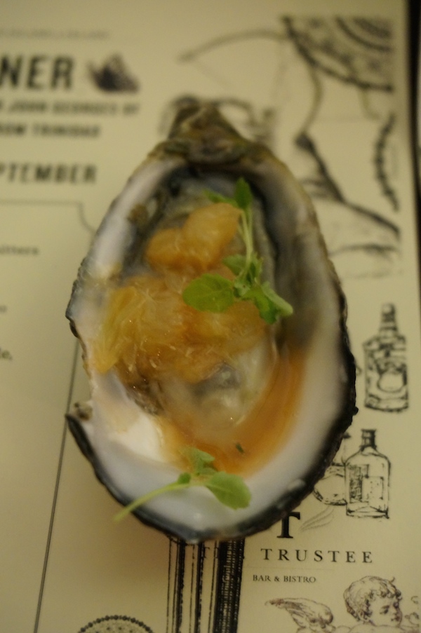 Rum Dinner at Angel's Cut by The Trustee - Oyster with Salsa & Lime