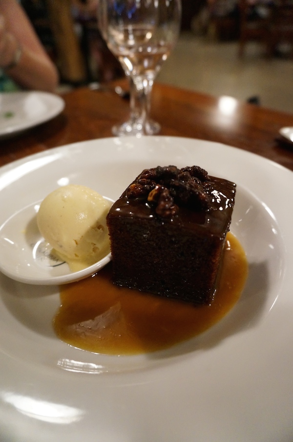 Chesters Restaurant in the Swan Valley - Sticky Date Pudding