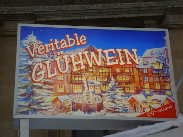 Gluhwein hot wine at the Brussels Christmas Markets