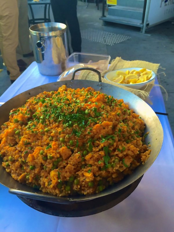 Paella at the Ferngrove Wines Malbec World Day Party