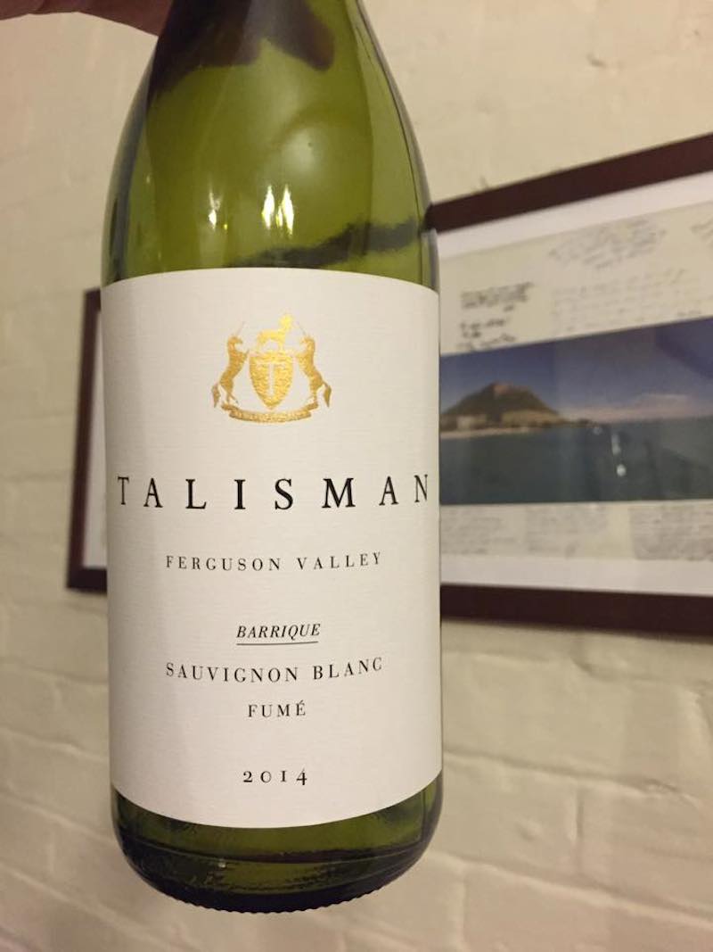 Talisman Wines 2014 Fume - TC Wine Blog
