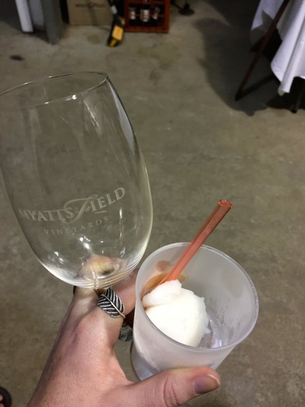 MyattsField Chardonnay Challenge 2015 - Viognier Wine Sorbet