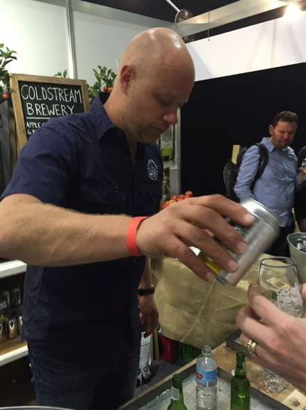 Coldsteam Brewery Cider at the Good Food & Wine Show Perth 2015
