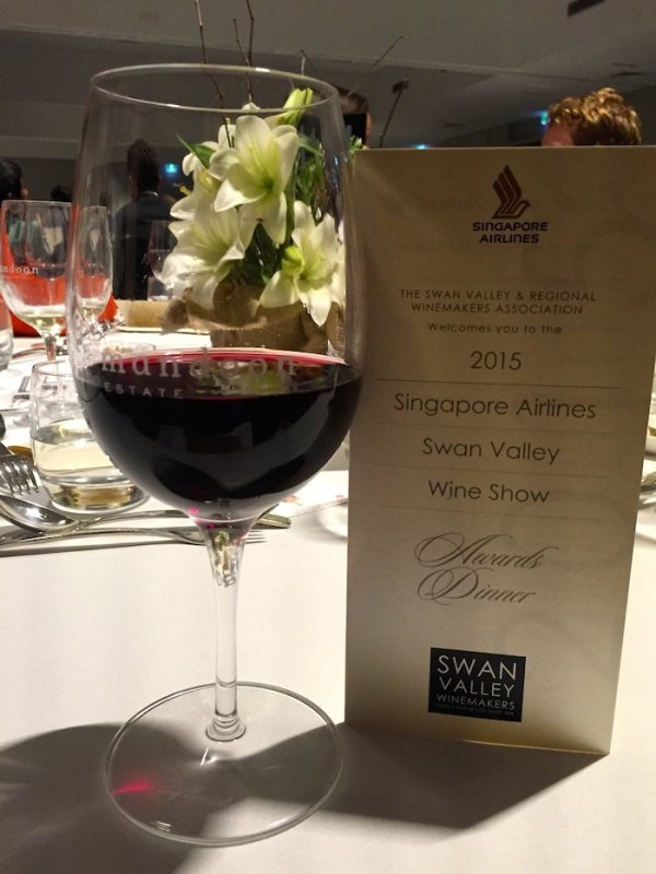 2015 Singapore Airlines Swan Valley Wine Show at Mandoon Estate
