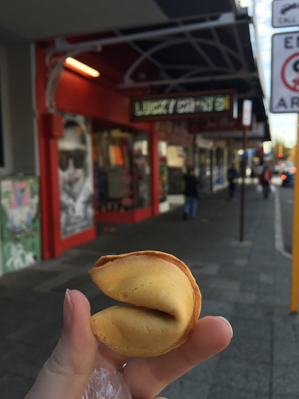 Fortune Cookie from Lucky Chan's Perth