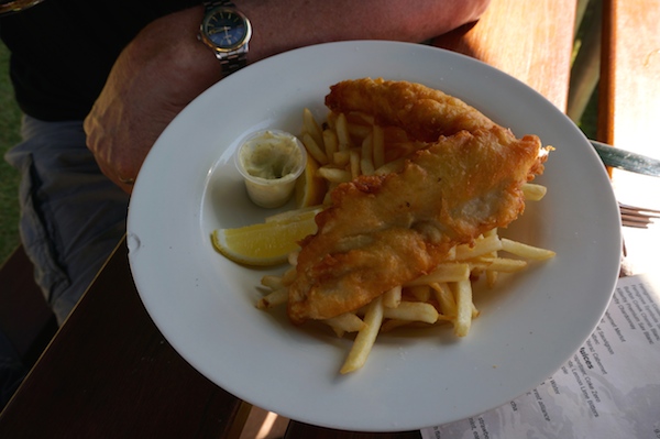 Fish'n'Chips at Cheeky Monkey Brewery - Margaret River