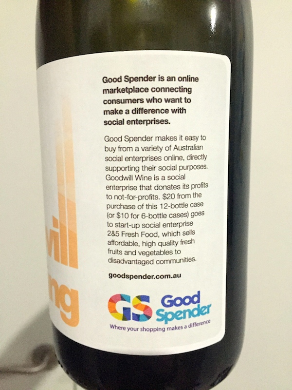 Good Spender Goodwill Wine