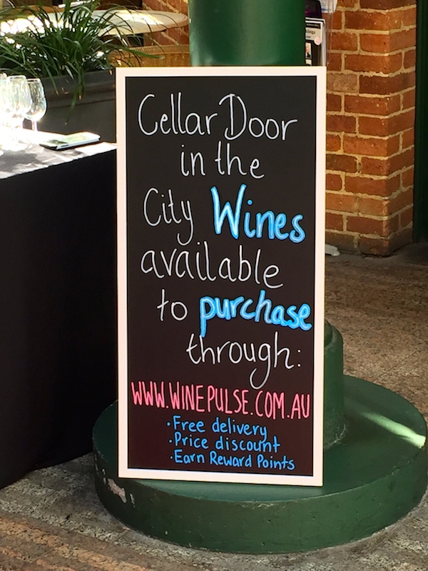 Cellar Door in the City & Wine Pulse