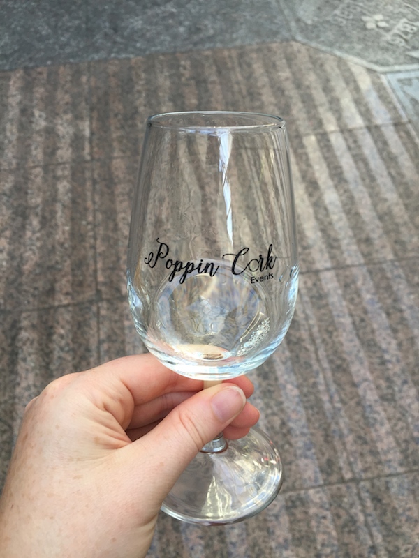 Poppin Cork Events Tasting Glass