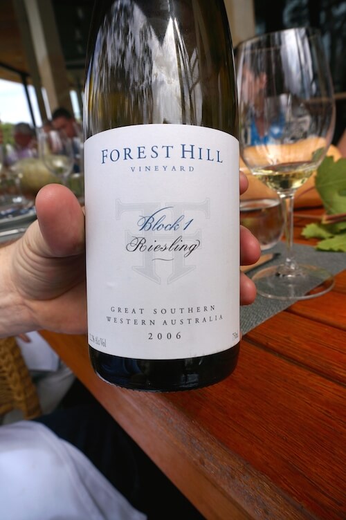 Forest Hill Riesling - Fraser's Perth Wine Lunch