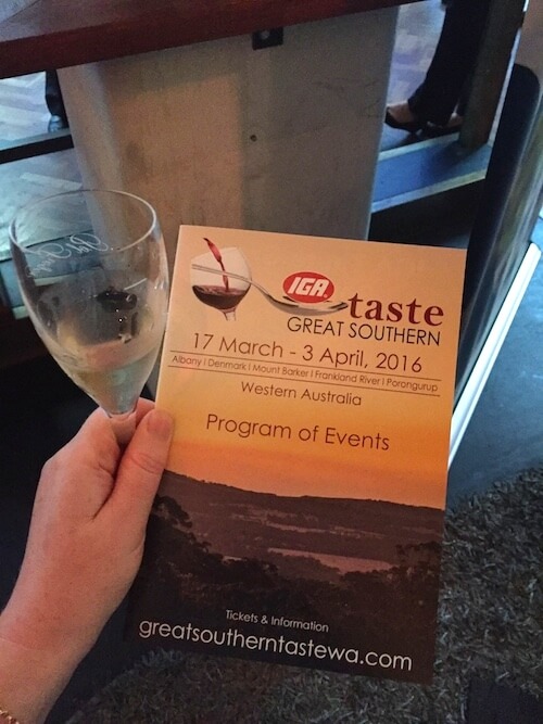 Taste Great Southern 2016 Program of Events