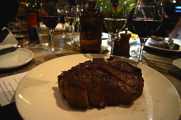 Bistecca alla fiorentina - Wine Dinner at The Boulevard Hotel Perth