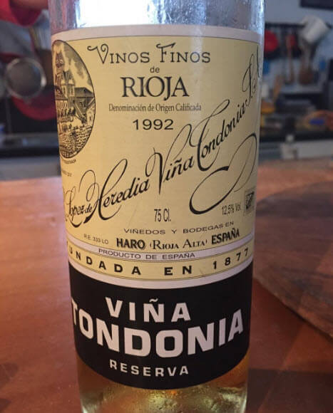 Vino Tondonia 1992 White Rioja