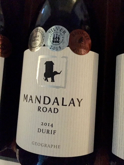 Mandaly Road 2014 Durif at Cellar Door in The City - Geographe Wineries