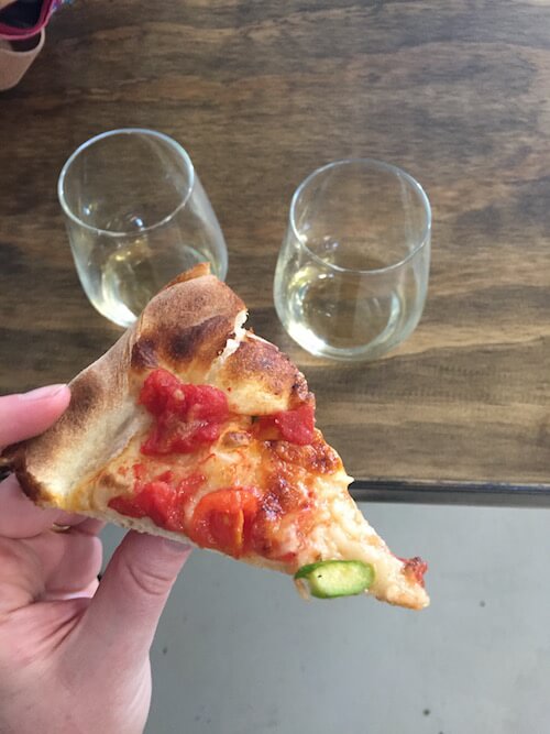 Pizza and wine at Pandemonium Estate, Swan Valley