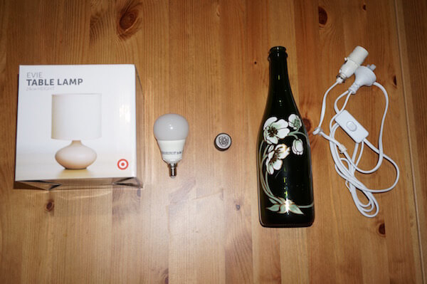 DIY Wine Bottle Lamp - Equipment