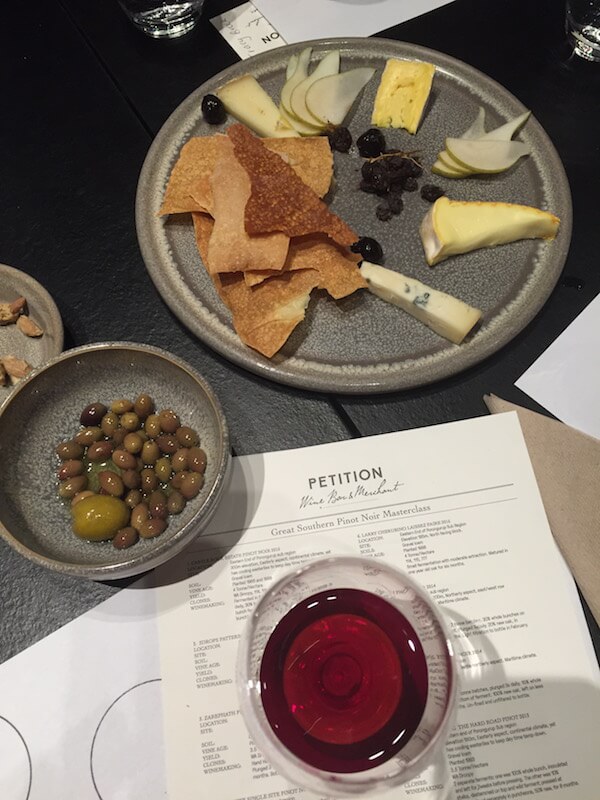 great-southern-pinot-noir-masterclass-cheese-petition-perth