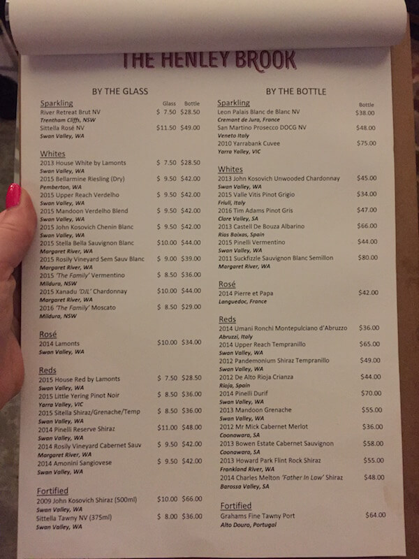 wine-menu-at-the-henley-brook-swan-valley