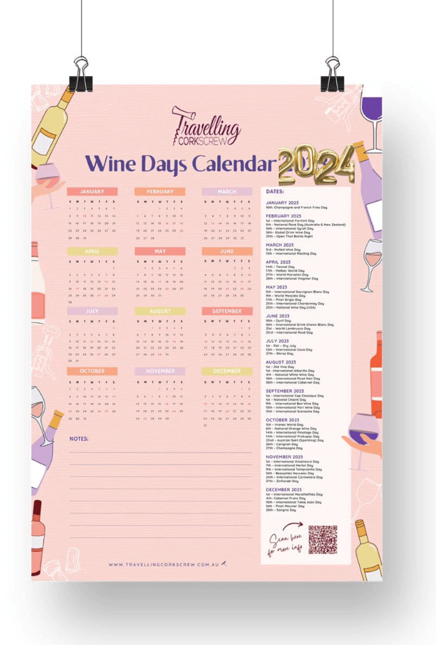 2024 Wine Days Calendar