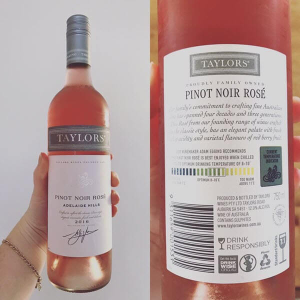 Taylors Wines Optimum Temperature Pinot Noir Rose