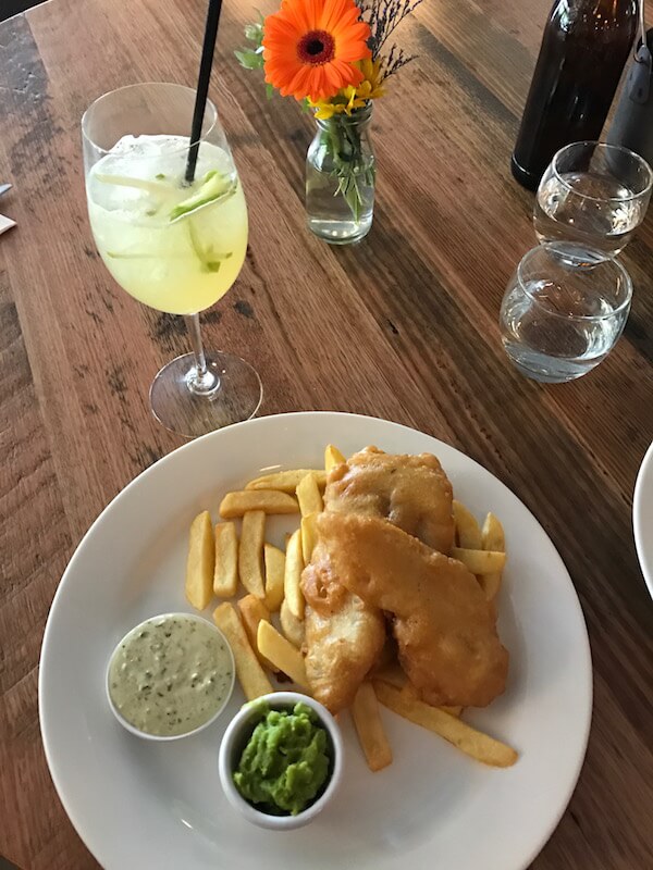 Fish and Chips at Mayfair Lane West Perth