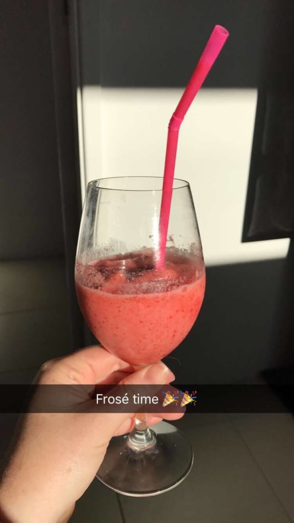 Homemade Frose Time - Snapchat