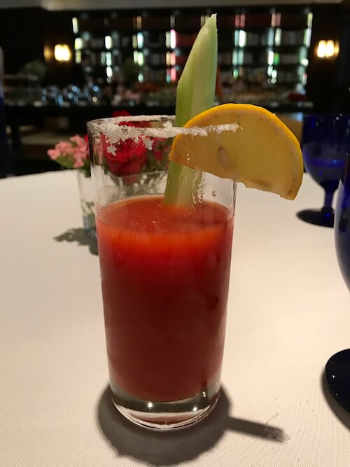 Bloody Mary at The Ritz Carlton KL Brunch