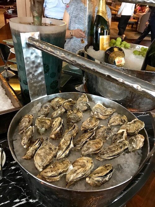 Oysters at The Ritz carlton KL Brunch