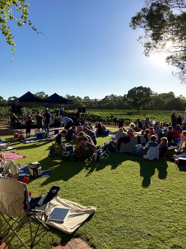 Upper Reach Winery Twilight Concert in the Swan Valley