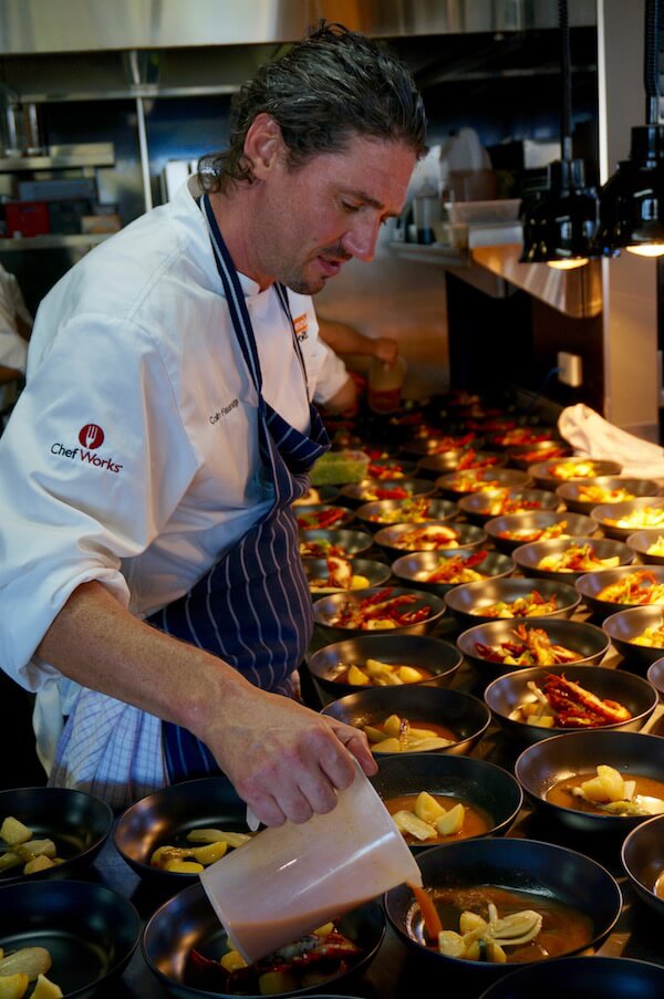 Colin Fassnidge Cooking - Long Lunch at Garrison Albany