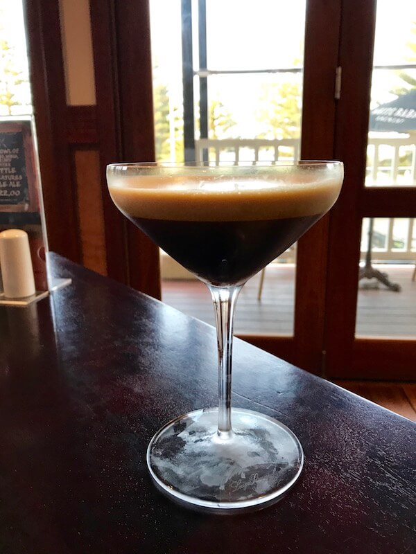 Espresso Martini at the Hybla Tavern, Albany
