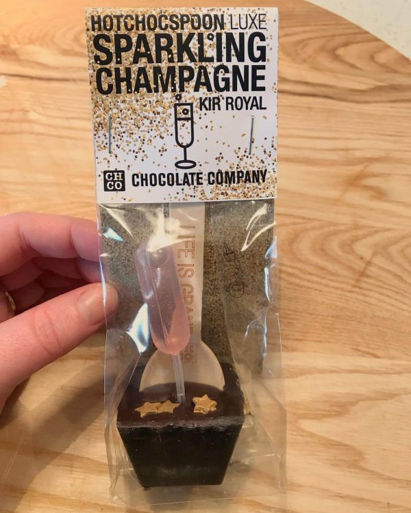 Hot Choc Spoon - Sparkling Champagne from Just In Time Gourmet