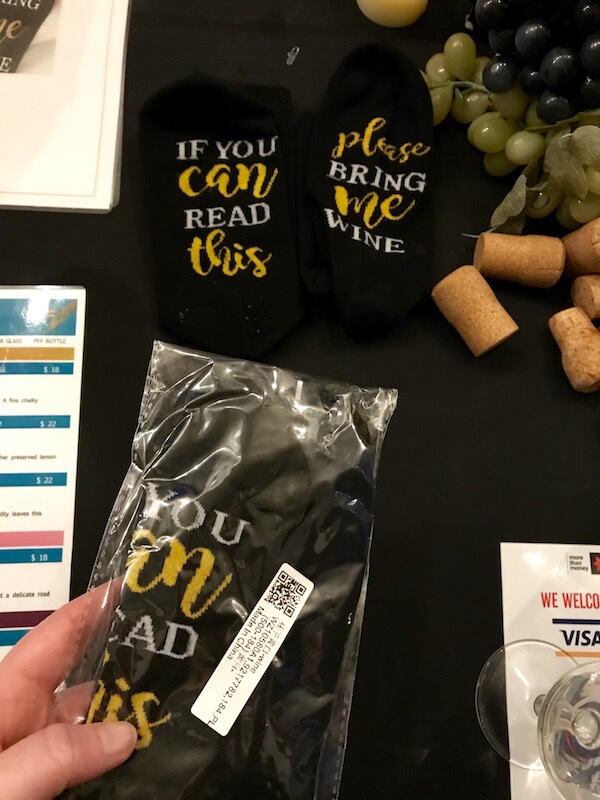 If You Can Read This Please Bring Me Wine Socks - City Wine 2017